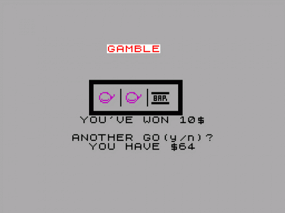 Gamble Screenshot