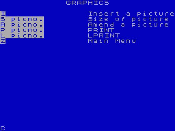 The Illustrator Screenshot 1 (Spectrum 48K)