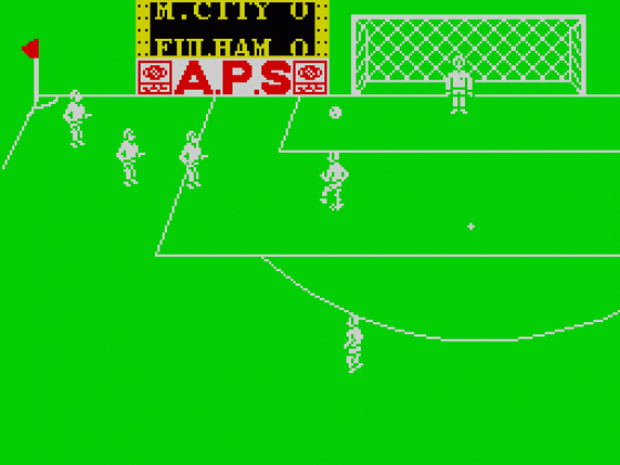 Peter Shilton's Handball Maradona Screenshot 1 (Spectrum 48K)