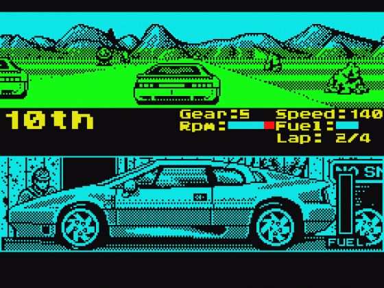 Lotus Esprit Turbo Challenge Screenshot 13 (Spectrum 48K/128K/+2)