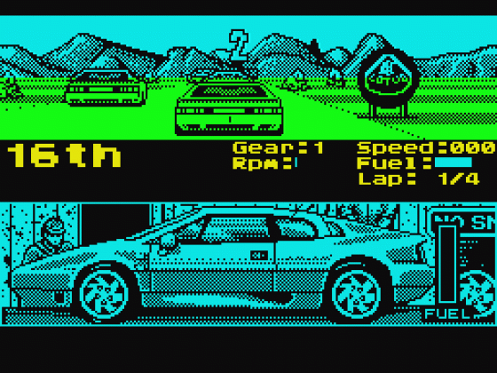 Lotus Esprit Turbo Challenge Screenshot 19 (Spectrum 48K/128K)