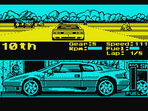 Lotus Esprit Turbo Challenge Screenshot 32 (Spectrum 48K)
