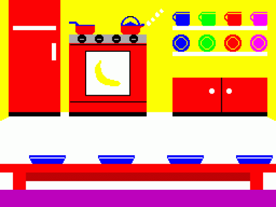 Cup and Bowl Screenshot 1 (Spectrum 48K)