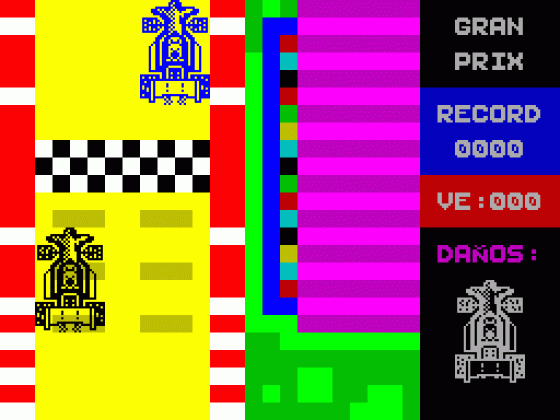 Gran Prix Screenshot 1 (Spectrum 48K)