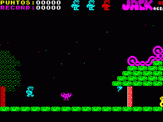 Jack y el Arca Maravillosa Screenshot 1 (Spectrum 48K)