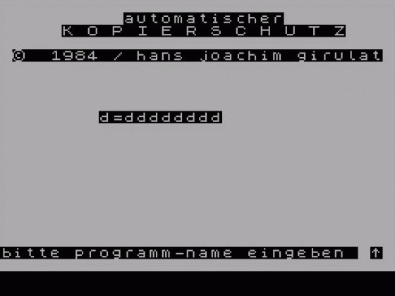 Headerless Programmschutz Screenshot