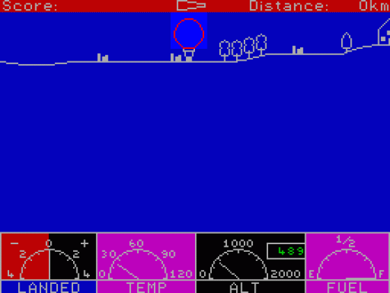 Ballooning Screenshot 1 (Spectrum 48K)