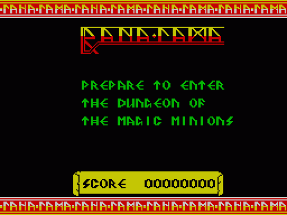 Rana-Rama Screenshot 13 (Spectrum 48K)