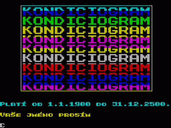 Kondiciogram Screenshot