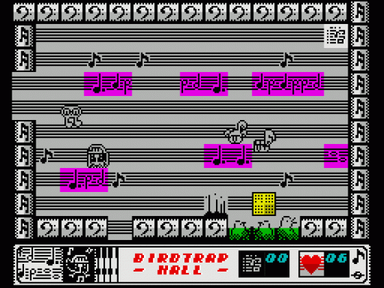 Birdy Cantabile Screenshot 10 (Spectrum 48K)