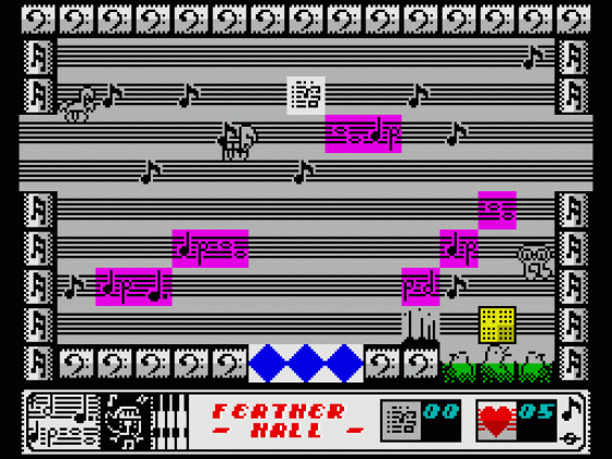 Birdy Cantabile Screenshot 11 (Spectrum 48K/128K/+2/+3)