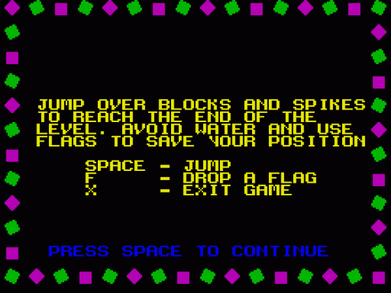 The Infeasible Game Screenshot 9 (Spectrum 48K)