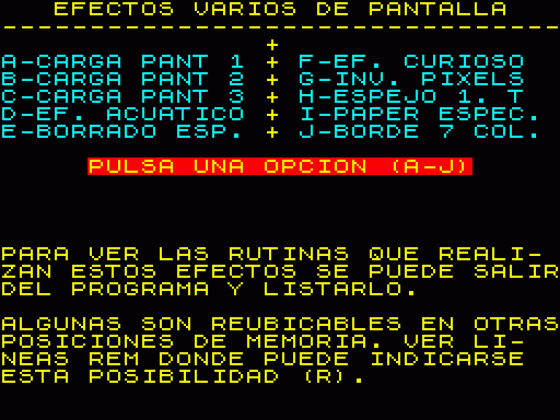 Efectos en Pantalla Screenshot