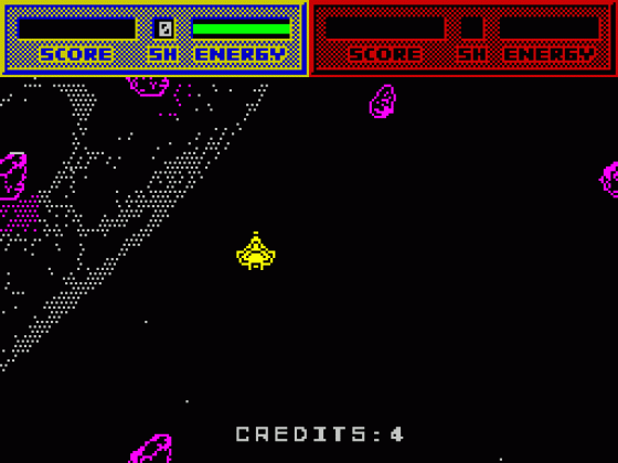 Blasteroids Screenshot 6 (Spectrum 48K)