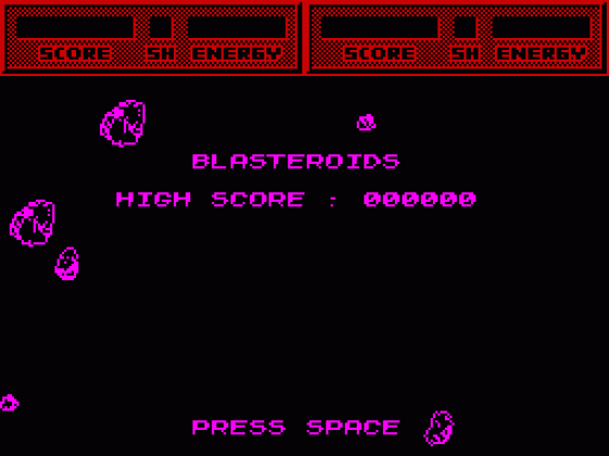 Blasteroids Screenshot 9 (Spectrum 48K/128K/+2/+3)