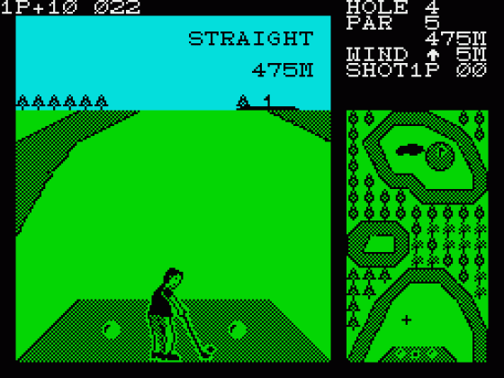 Konami's Golf Screenshot 11 (Spectrum 48K)