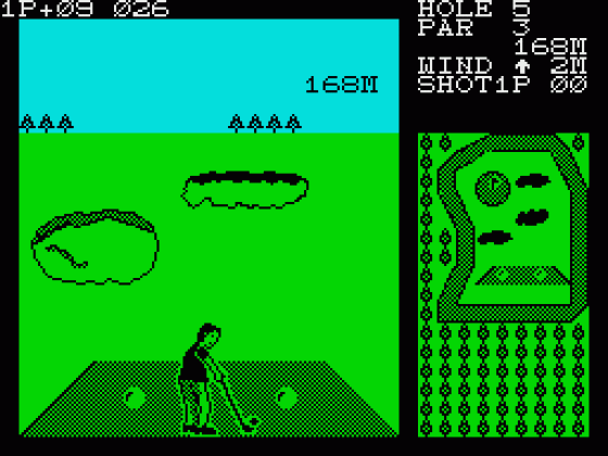 Konami's Golf Screenshot 14 (Spectrum 48K)