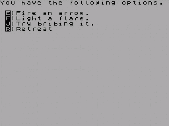 The Quest Screenshot 1 (Spectrum 48K)