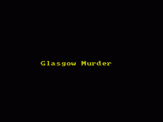 A Glasgow Murder