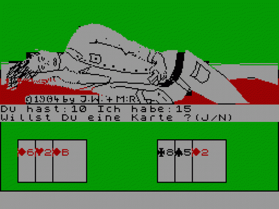 Strip Jack Screenshot 1 (Spectrum 48K)