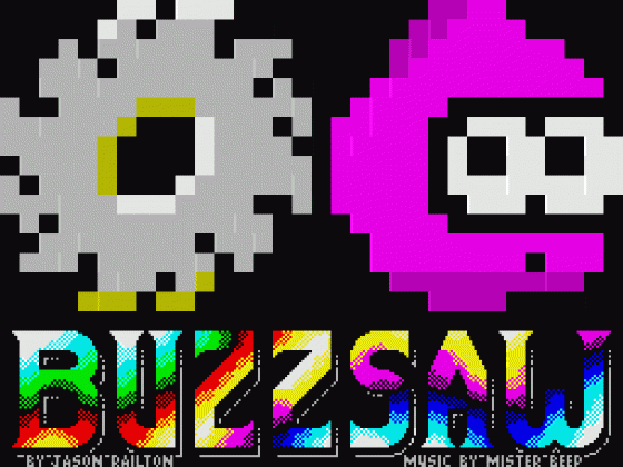 Buzzsaw+ (Foxton Locks Mix) Screenshot 11 (Spectrum 48K)