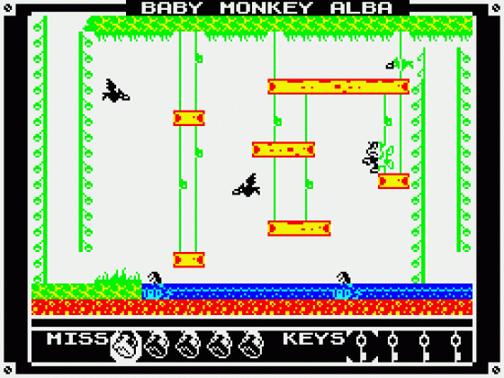 Baby Monkey Alba Screenshot 7 (Spectrum 48K/128K/+2/+3)