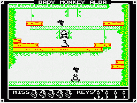 Baby Monkey Alba Screenshot 11 (Spectrum 48K/128K/+2/+3)