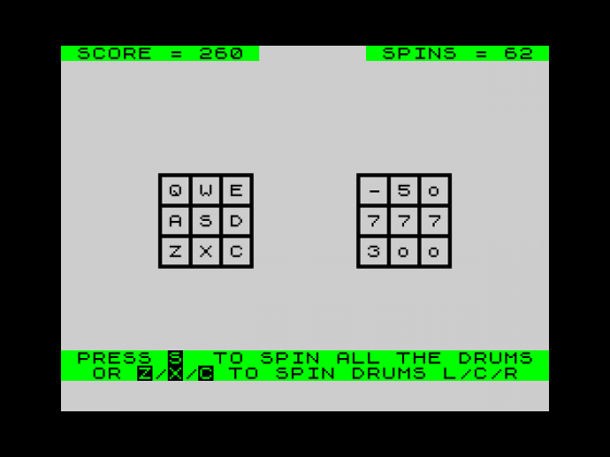 Casio MG-777 Games Screenshot 5 (Spectrum 48K)