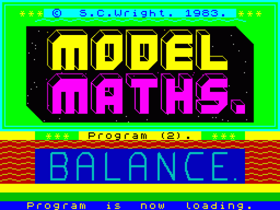 Model Maths
