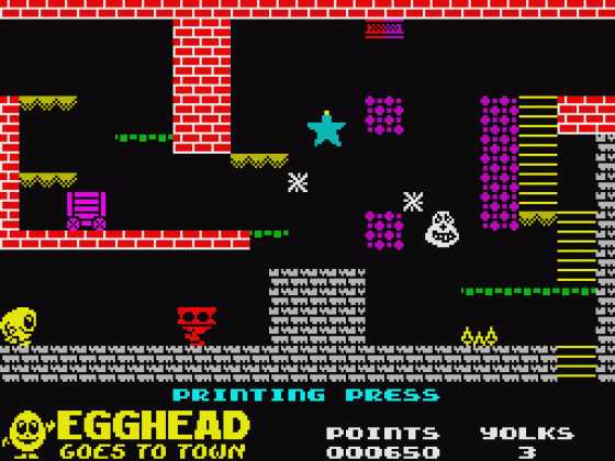 Egghead Goes To Town Screenshot 17 (Spectrum 48K/128K/+2/+3)