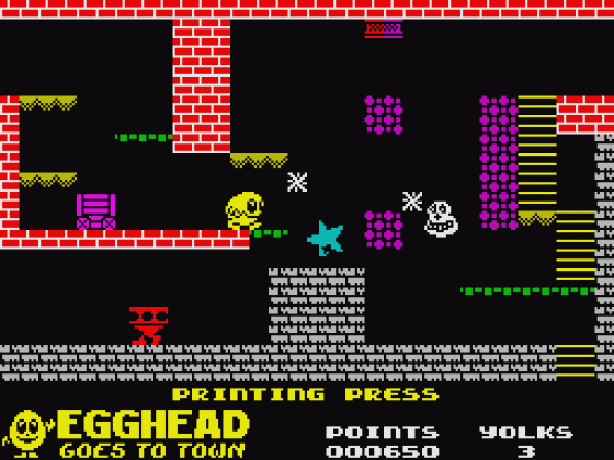 Egghead Goes To Town Screenshot 19 (Spectrum 48K/128K/+2/+3)