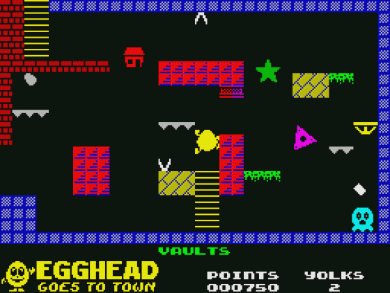 Egghead Goes To Town Screenshot 21 (Spectrum 48K/128K/+2/+3)