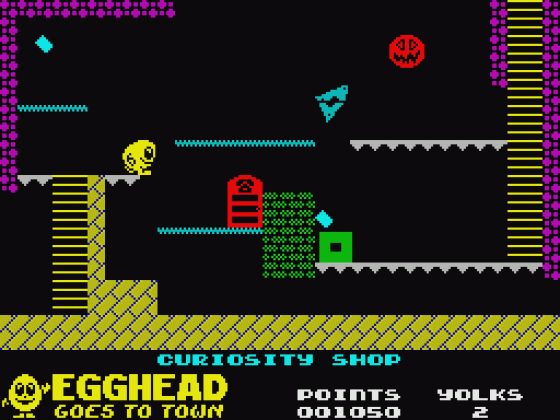 Egghead Goes To Town Screenshot 22 (Spectrum 48K/128K/+2/+3)