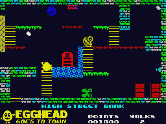 Egghead Goes To Town Screenshot 23 (Spectrum 48K/128K/+2/+3)