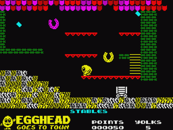 Egghead Goes To Town Screenshot 29 (Spectrum 48K/128K/+2/+3)