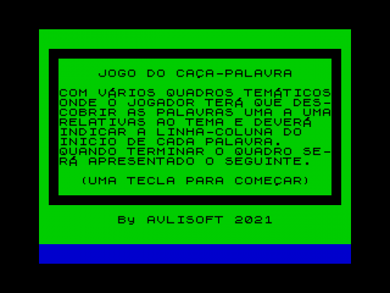 Jogo Do Caça-Palavra