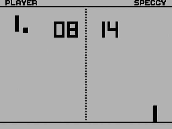 Speccy Pong Screenshot 11 (Spectrum 48K/128K/+2/+3)