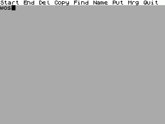 C Compiler Screenshot 1 (Spectrum 48K)