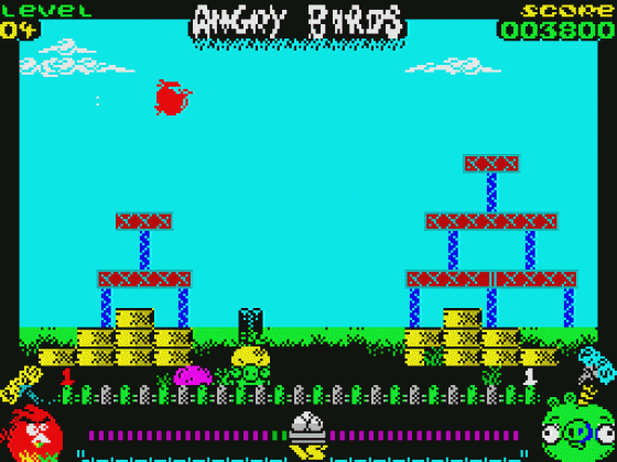 Angry Birds: Opposition Screenshot 6 (Spectrum 48K)