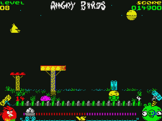 Angry Birds: Opposition Screenshot 20 (Spectrum 48K)