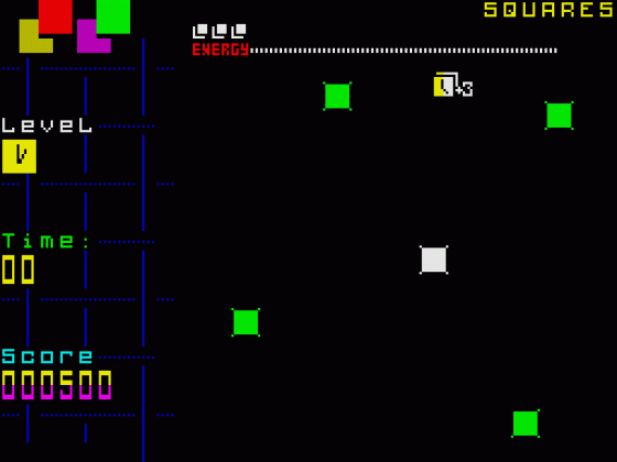 Squares Screenshot 6 (Spectrum 48K/128K/+2/+3)