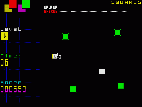 Squares Screenshot 7 (Spectrum 48K/128K/+2/+3)