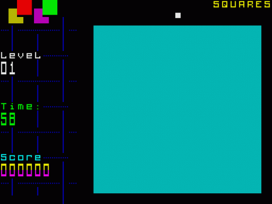 Squares Screenshot 10 (Spectrum 48K/128K/+2/+3)