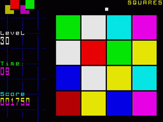 Squares Screenshot 18 (Spectrum 48K/128K/+2/+3)