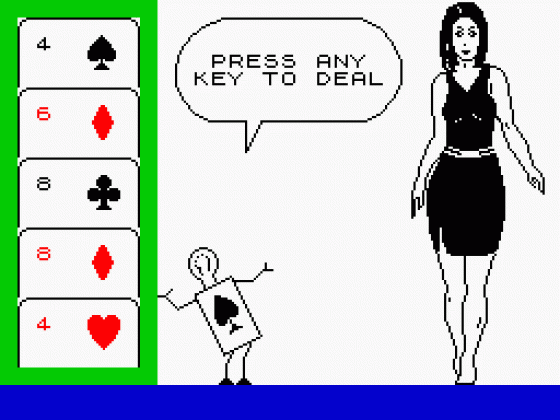 Animated Strip Poker Screenshot 15 (Spectrum 48K)