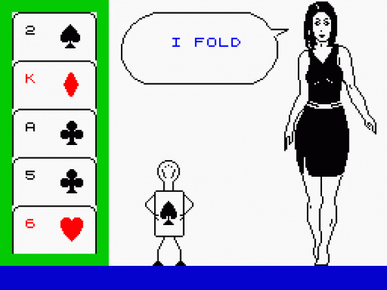 Animated Strip Poker Screenshot 16 (Spectrum 48K)