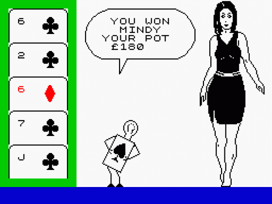 Animated Strip Poker Screenshot 20 (Spectrum 48K)