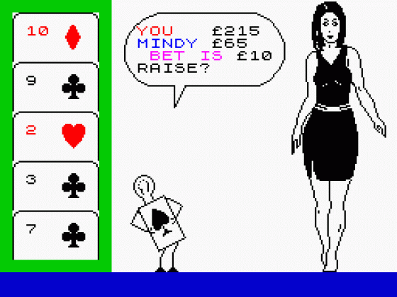 Animated Strip Poker Screenshot 25 (Spectrum 48K)