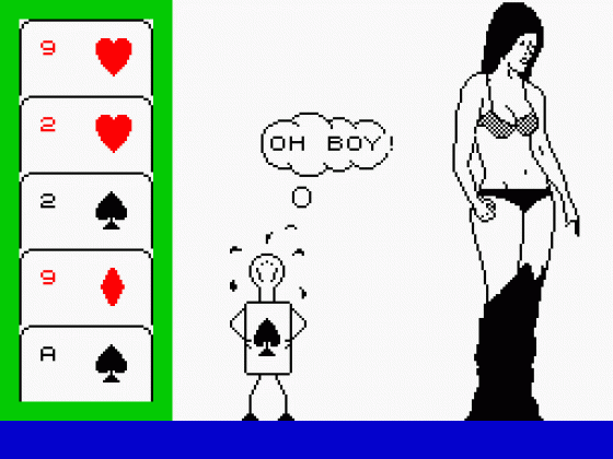 Animated Strip Poker Screenshot 31 (Spectrum 48K)