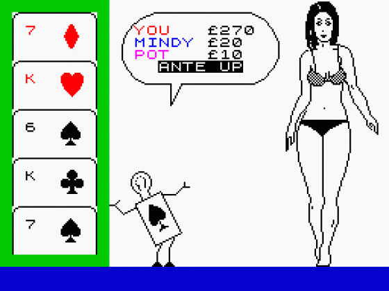 Animated Strip Poker Screenshot 33 (Spectrum 48K)